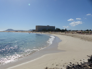 BUCHE MEER Fuerteventura Strand am Hotel Tres Islas