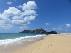 BUCHE MEER Porto Santo Strand im Westen