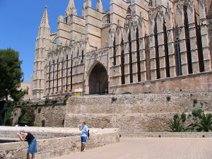 BUCHE MEER Mallorca Palma Kathedrale