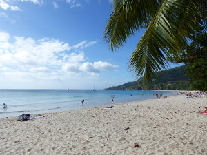 BUCHE MEER Seychellen Beau Vallon Strand