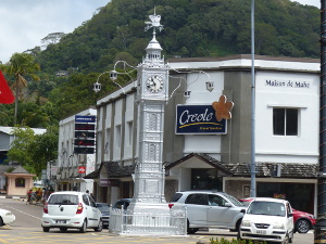 BUCHE MEER Seychellen Uhrenturm Stadt Victoria