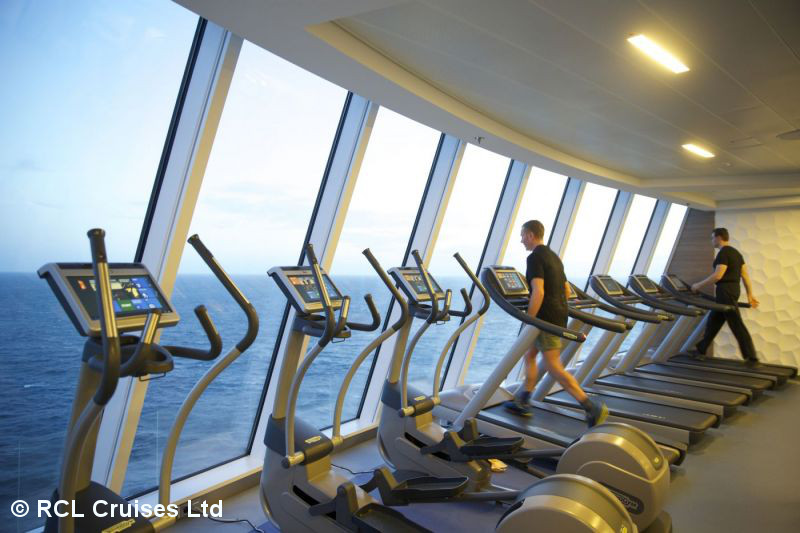 BUCHE MEER SEE Royal Caribbean Laufband mit Meerblick