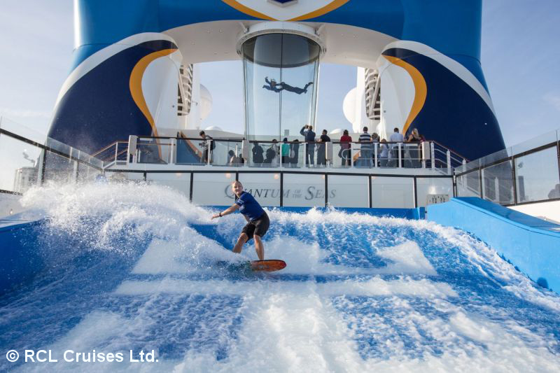 BUCHE MEER SEE Royal Caribbean Fallschirmsprung-Simulator & Flowrider