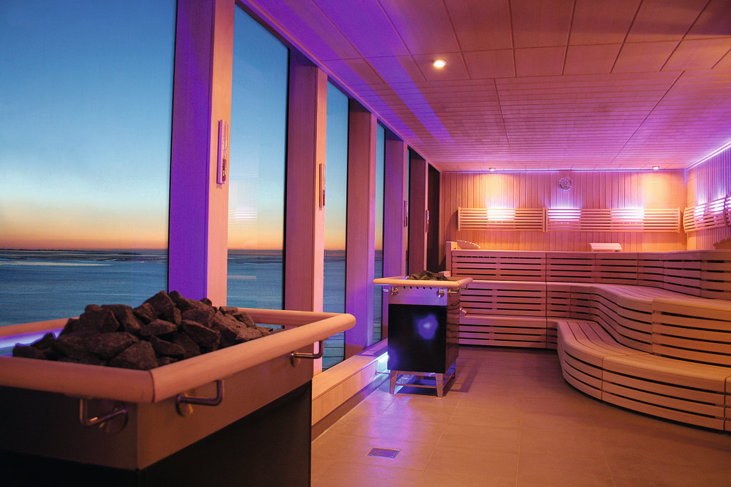 BUCHE MEER SEE Sauna mit Meerblick